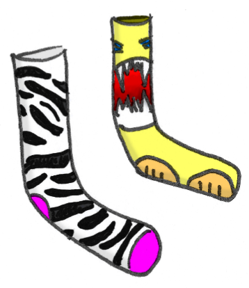 Spacey Socks Drinkey Socks Animal Socks Tubey Socks - Sock (358x414)