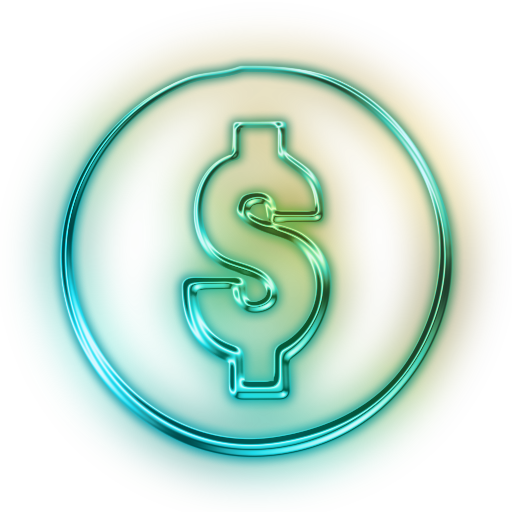 Dollar Signs With Transparent Background (512x512)