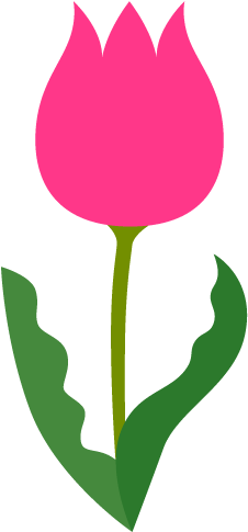 For Download Free Image - Pink Tulip Cartoon (540x540)