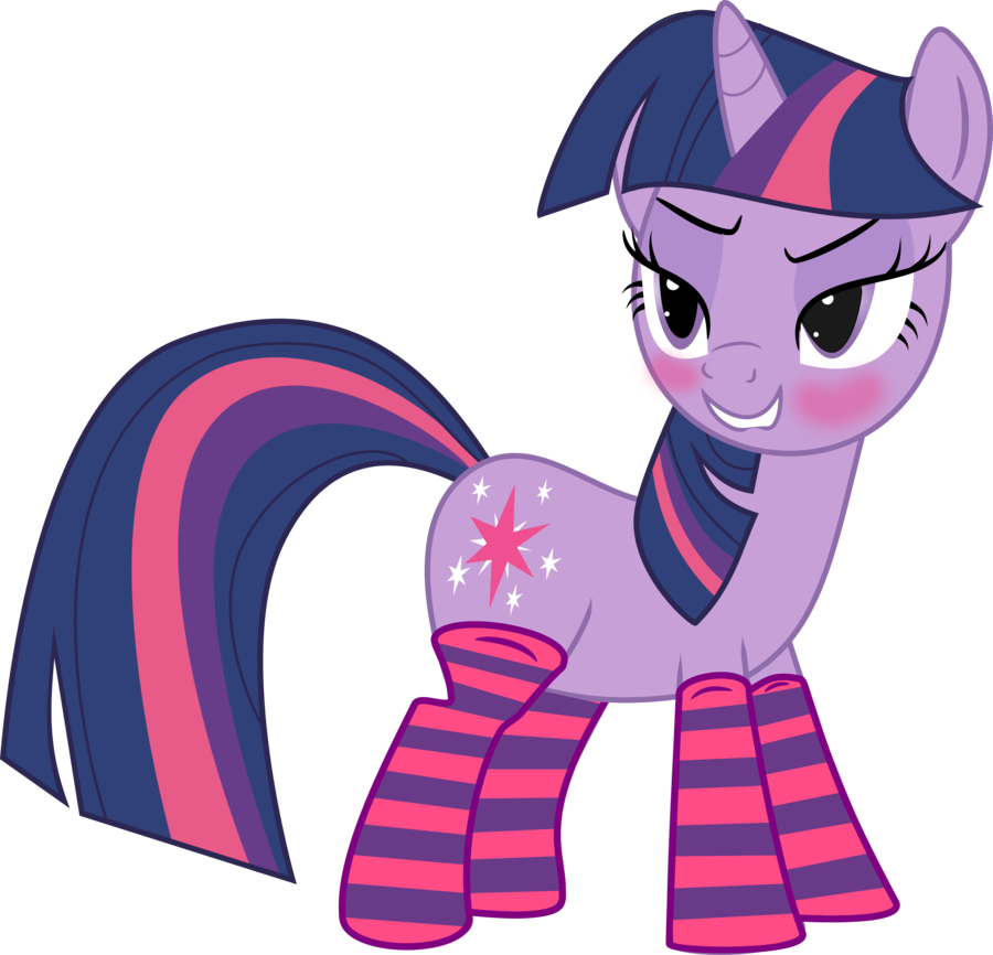 Twilight In Socks By Ifoxtrax - Twilight Sparkle With Socks (900x866)