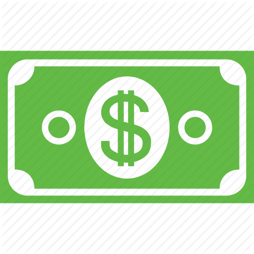 Dollar Bill, Money, One Dollar, One Dollar Bill Icon - Color (512x512)