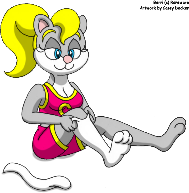 Berri's White Socks By Caseydecker - Conker Bad Fur Day Berri Feet (825x825)