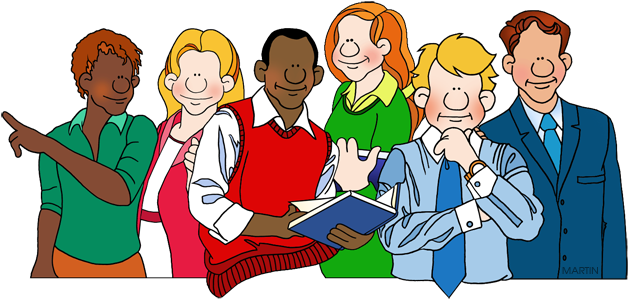 Free - Group Of Teachers Clipart (648x312)