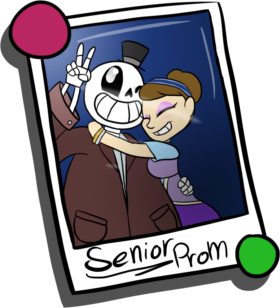 Prom Night By Luckynight48 Prom Night By Luckynight48 - Frisk At Prom With Sans (1024x1325)