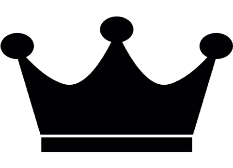 Prom King - Crown Emoji Black And White (480x480)