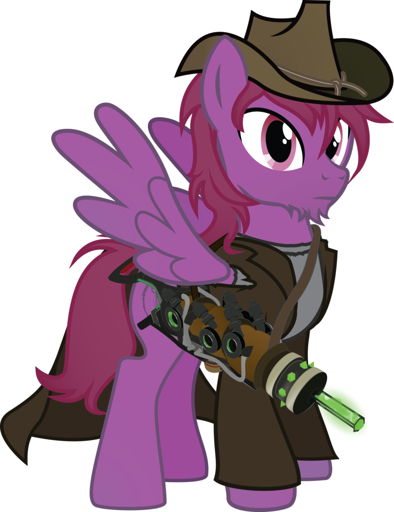 Geekladd, Clothes, Coat, Cowboy Hat, Fallout Equestria, - Cartoon (789x1024)