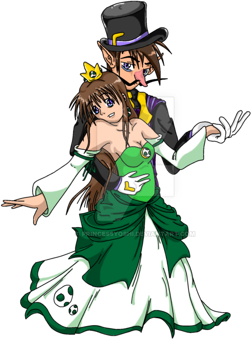 Princess Yoshi's Prom Date By Princessyoshi - Cartoon (600x729)