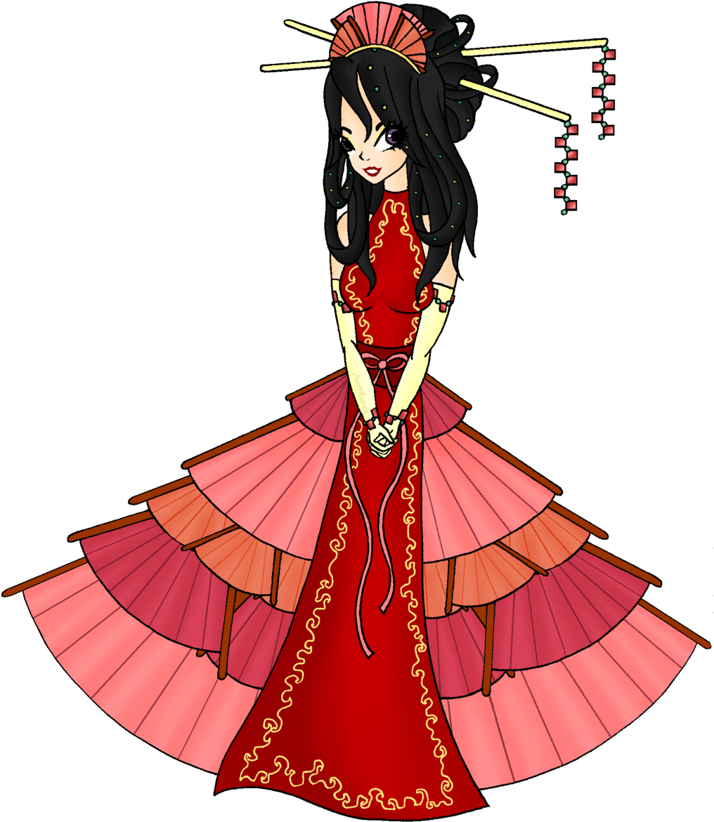 Fan Lan Prom Dress By Aventures De Fees - Prom (1024x1181)
