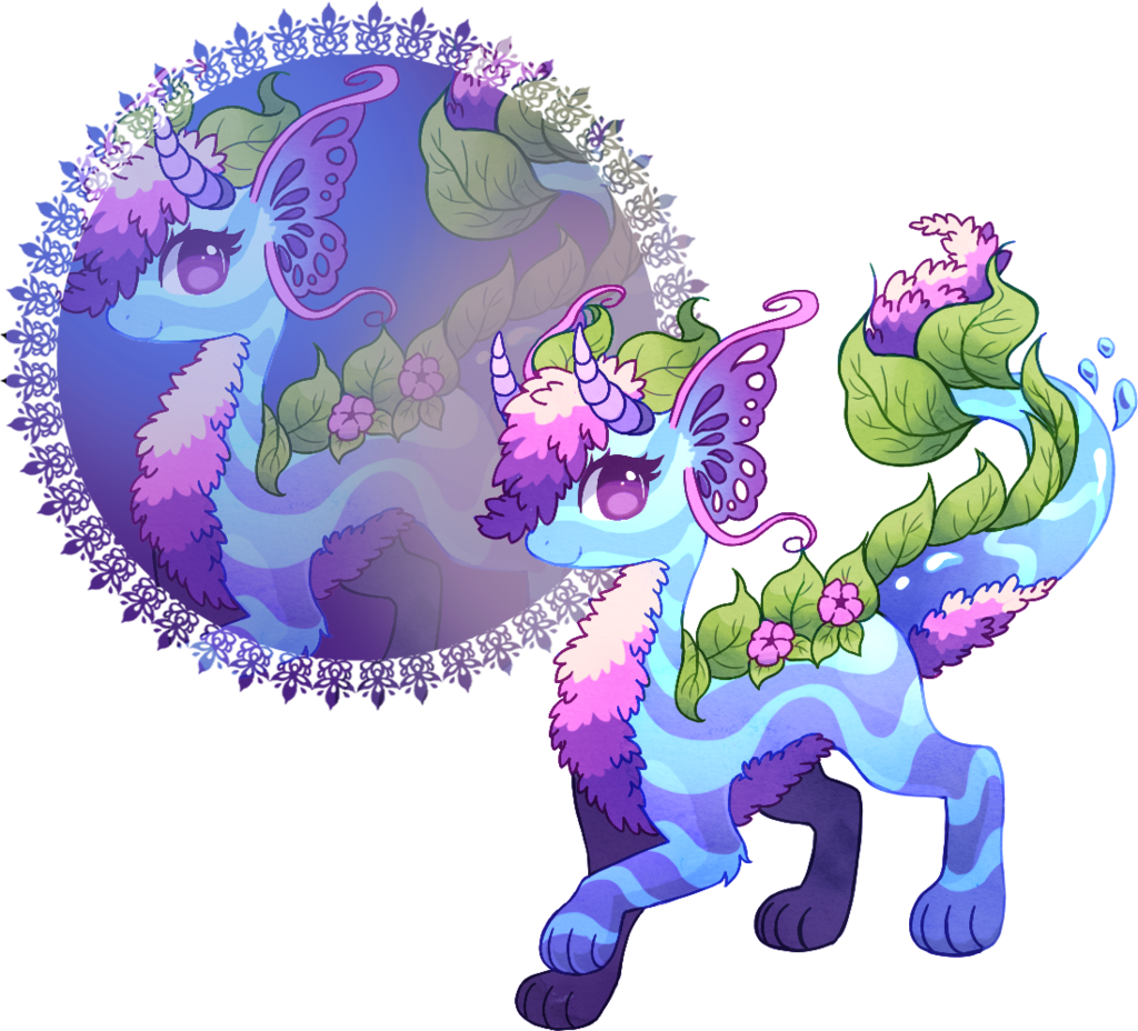 Watery Wisteria Dragon By Zaiiya - Vasco Da Gama Explorer (1024x928)