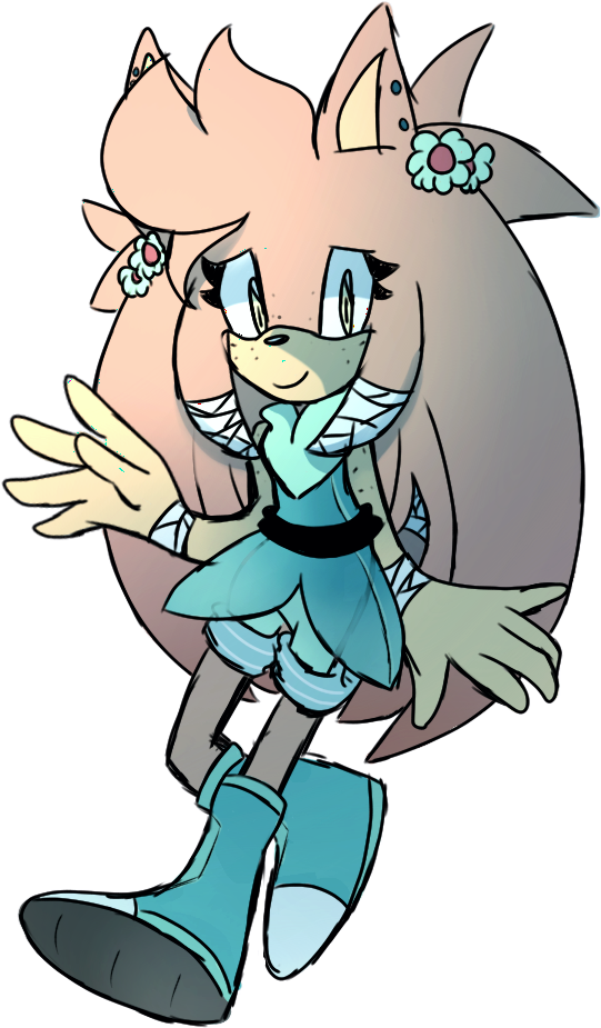 Wisteria The Hedgehog By Orieos - Wisteria (768x1024)