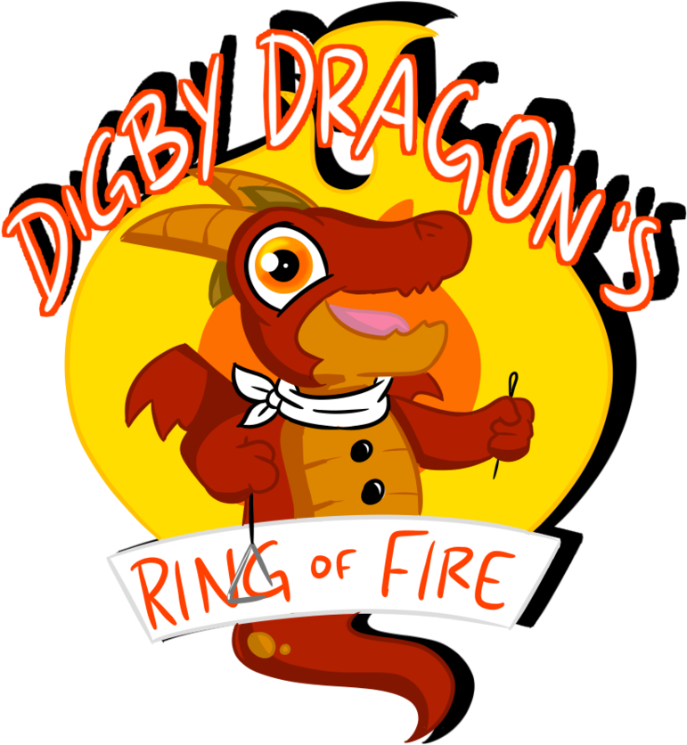 Digby's Ring Of Fire Logo By Thestupidbutterfly - Cartoon (927x861)
