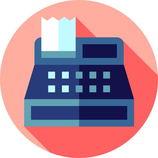 Cash Register Free Icon - Cash Register Icon Png (512x512)