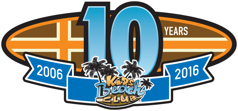 Kids Beach Club® Will Celebrate Its 10th Birthday At - Kids Beach Club (800x375)