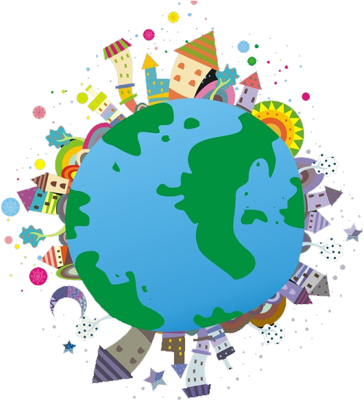 Global Village Cartoon - Global Village Cartoon (723x1024)