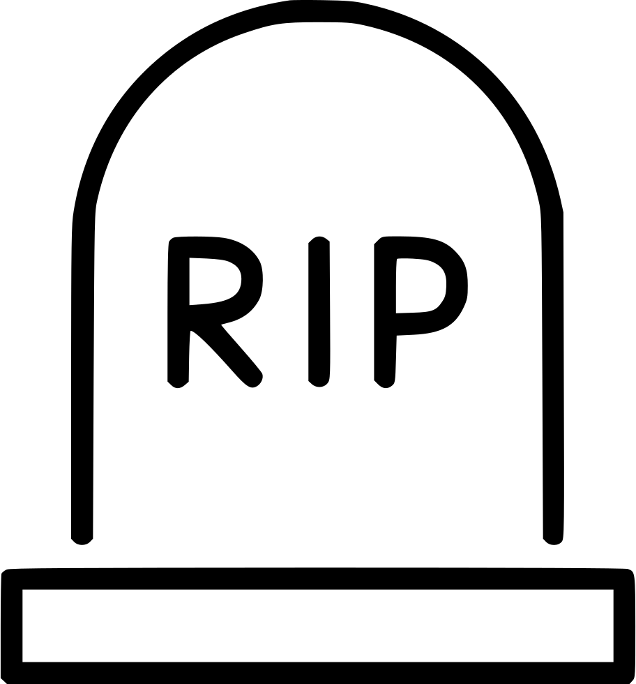 Rip Gravestone Tombstone Rest Svg Png Icon Free Download - Tombstone Png (912x980)