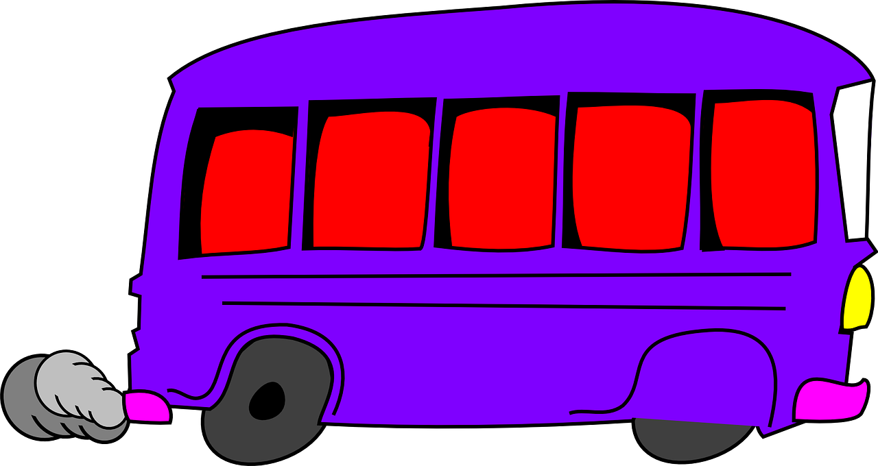 School Bus Party Bus Coach Clip Art - School Bus Party Bus Coach Clip Art (1280x680)