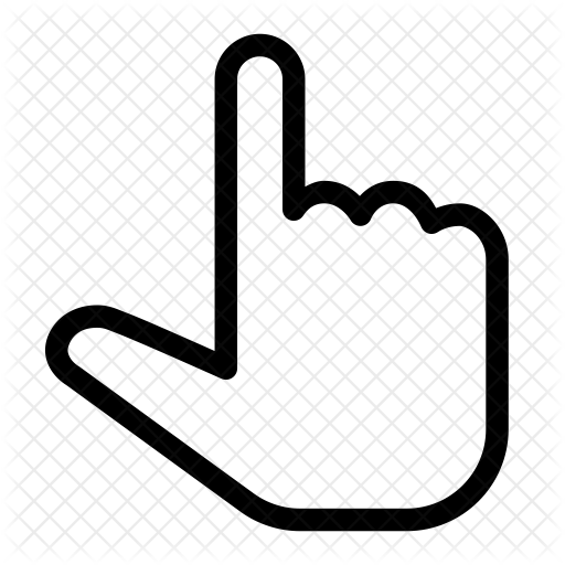 Raise Finger Icon - Иконка Рука С Пальцем (512x512)