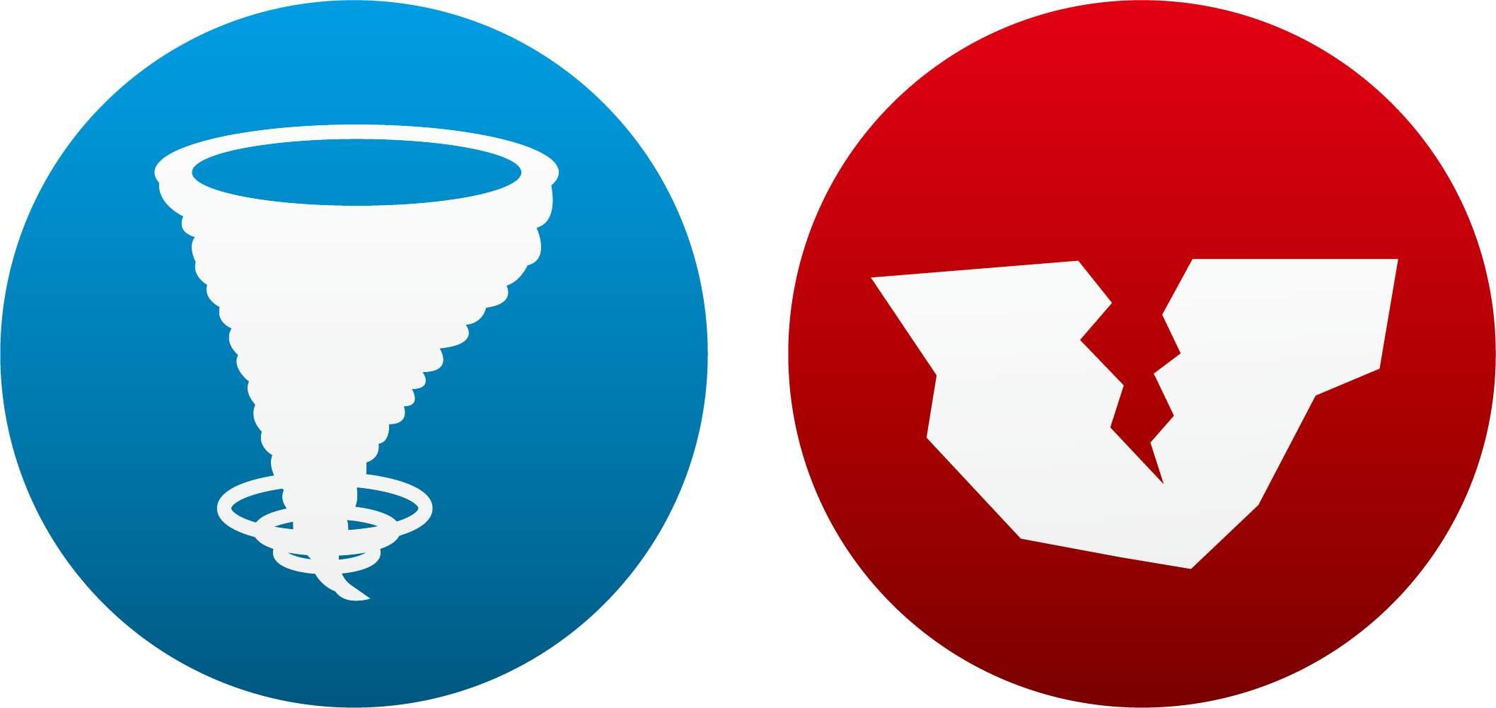 Natural Disaster Tornado Icon - Natural Disaster Tornado Icon (2115x1001)