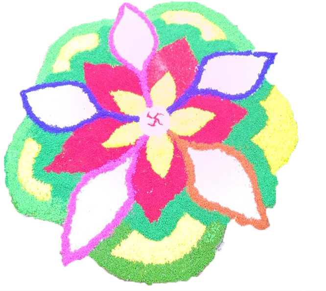 Adm Nepal Charitable Trust - Floral Design (666x594)