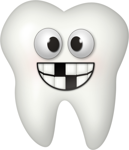 Kaagard Toothygrin Tooth2 - Cartoon Tooth With Braces (550x640)