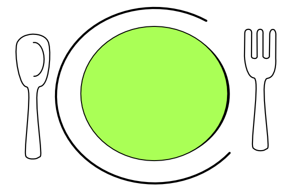 Large Plate Clipart - Kreuzstetten (600x393)