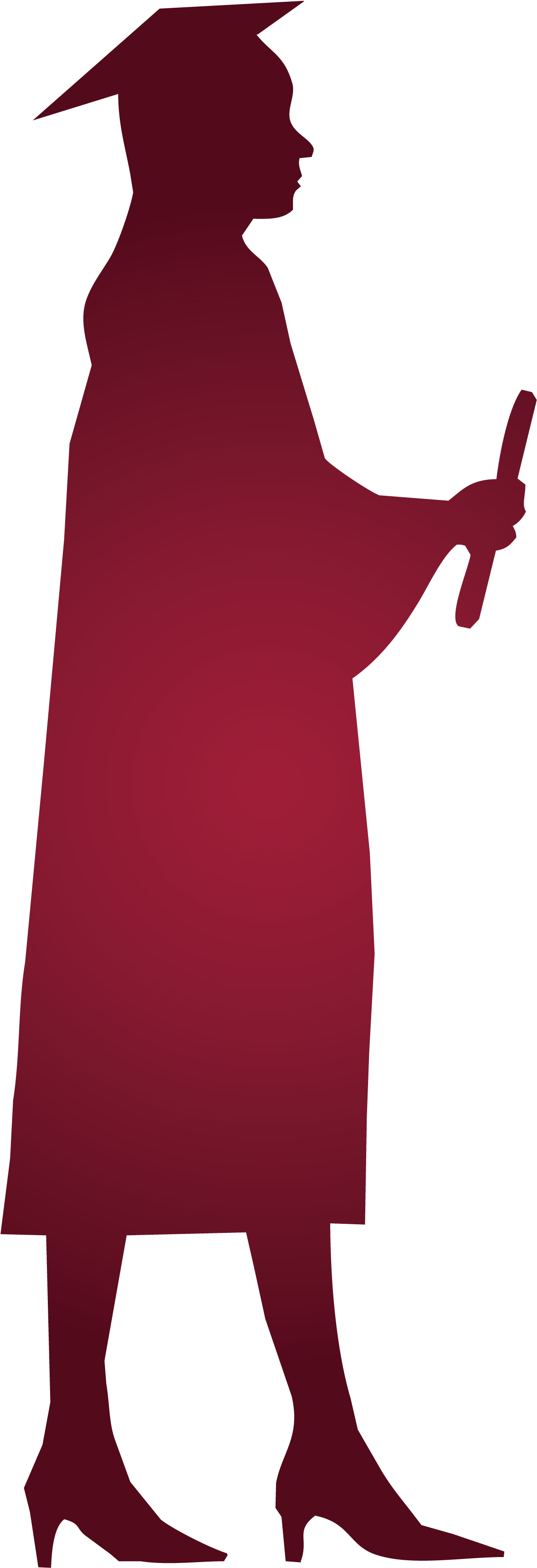 Student Graduation Ceremony Silhouette Square Academic - Png Clip Art Graduation Silhouette (2480x3508)