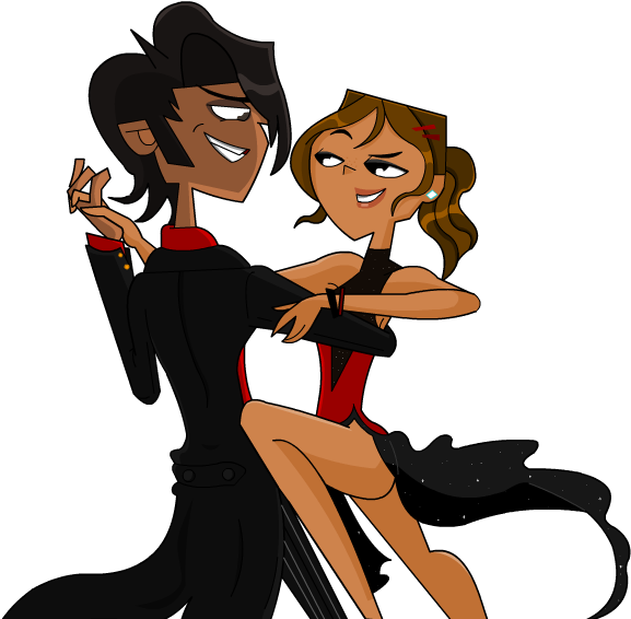 Td- Two 2 Tango - Courtney And Mal Total Drama (713x658)