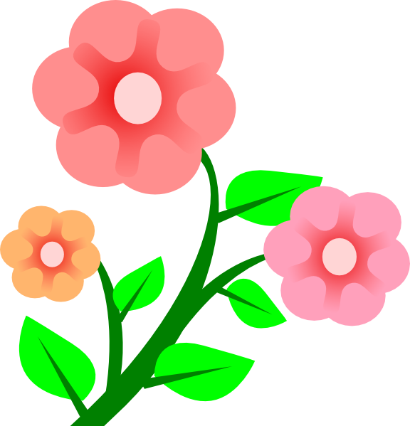 Flower - Pink Flowers Twin Duvet (576x599)