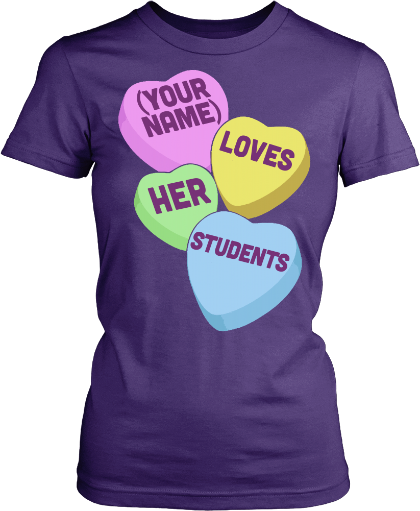 Candy Hearts Students - Deez Nuts For President (ladies) - District Made Womens (1000x1000)