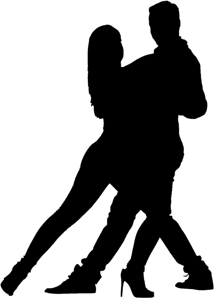 Samba Dance Lessons In Atlanta Ga - Ballroom Dancing Silhouette (758x1024)