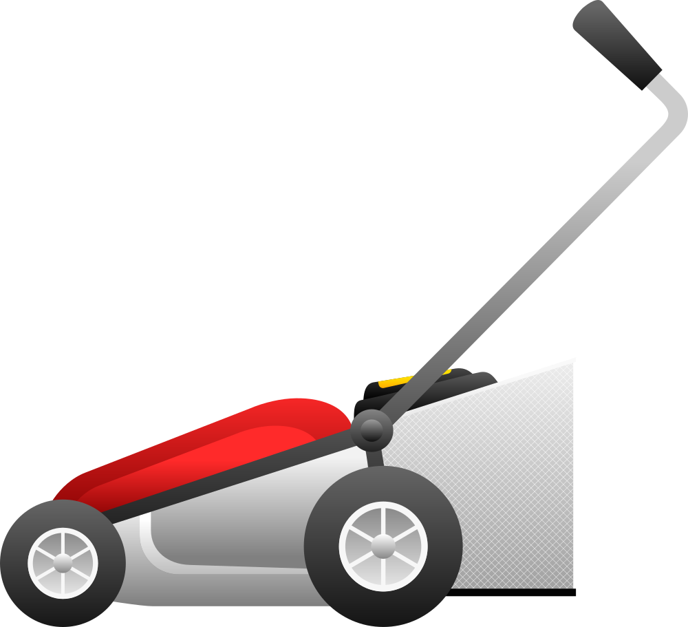 Only The Mower - Lawn Mower Clipart (1000x911)