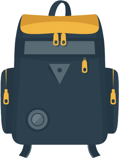 Backpack Free Icon - Backpack Flat Icon Png (512x512)
