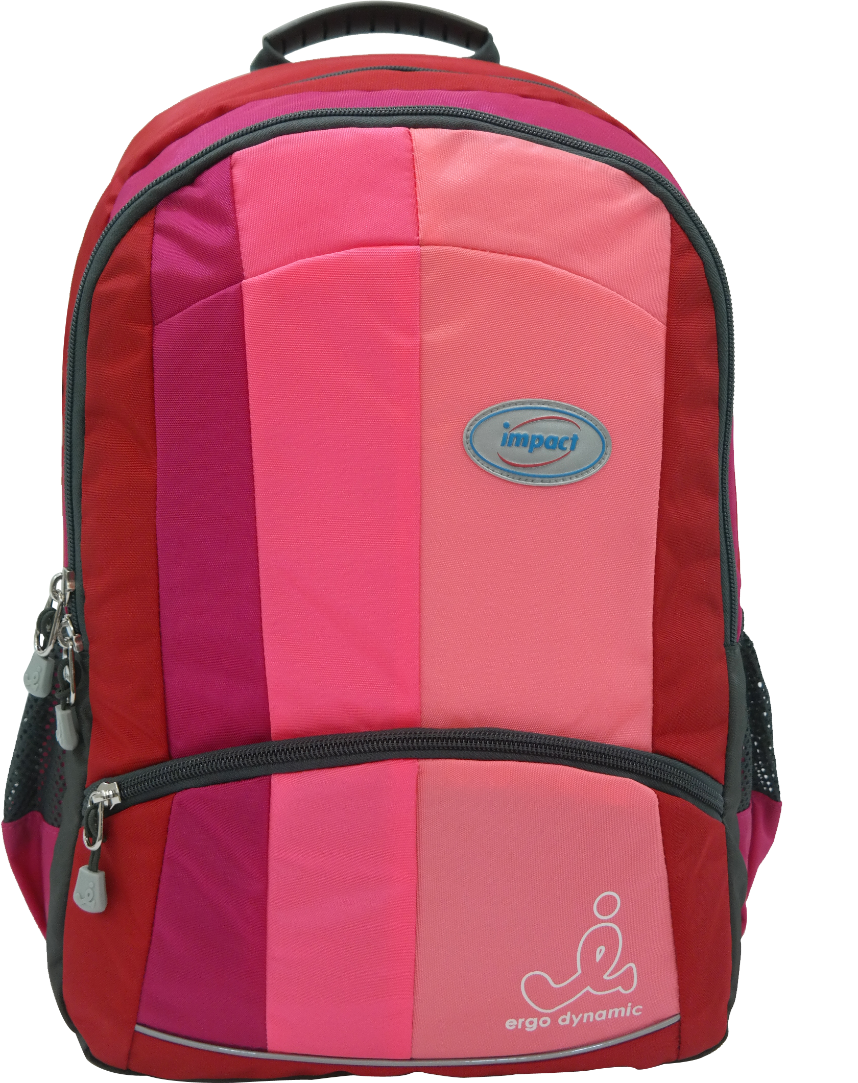 Impact Ergonomic Backpack Ipeg-130 Pink - Impact School Bags Singapore (1835x2535)