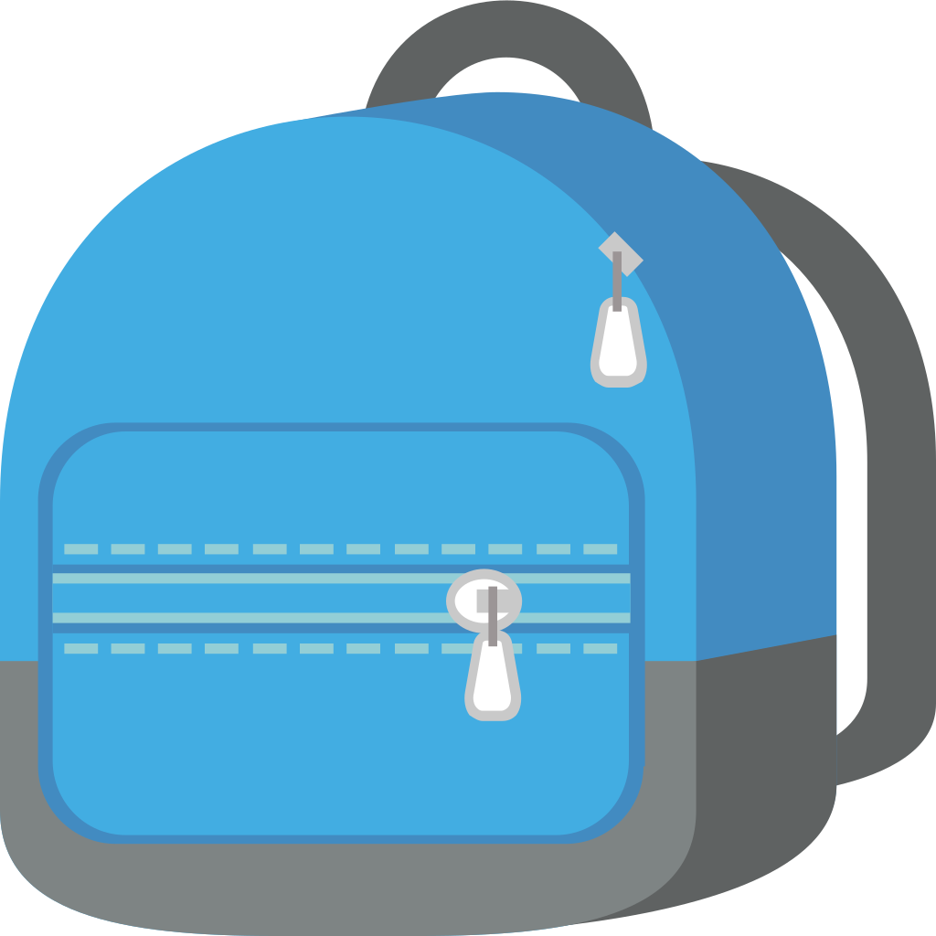 Backpack Clip Art 16, - Backpack Emoji (1024x1024)