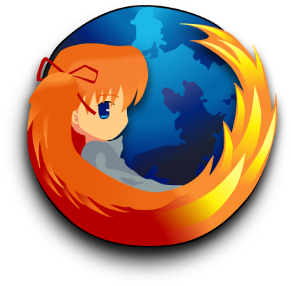 Makotofox Icon - Mozilla Firefox Anime Icon (422x462)