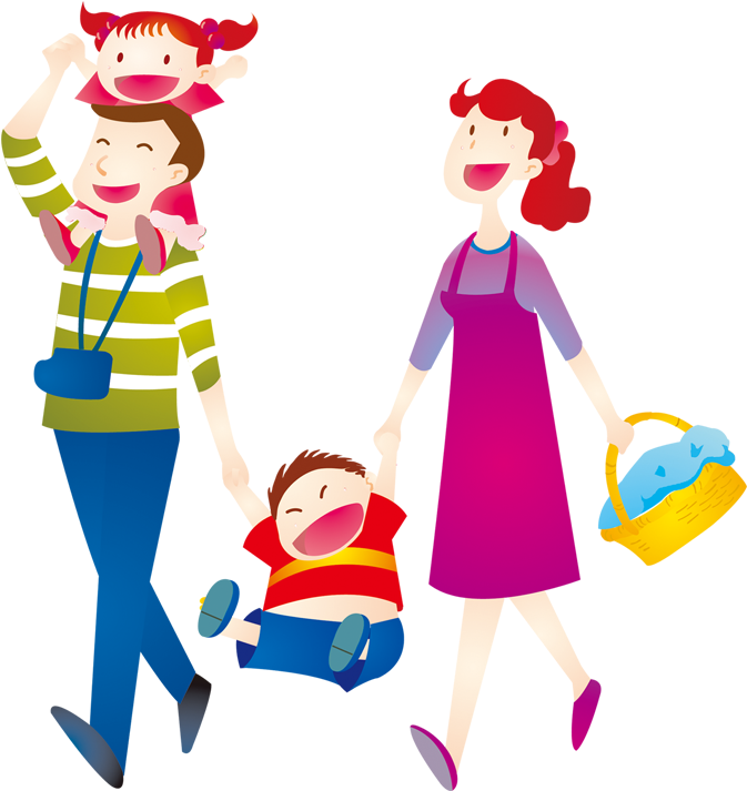 Happy Family Of Four - Happy Family Of Four (904x900)