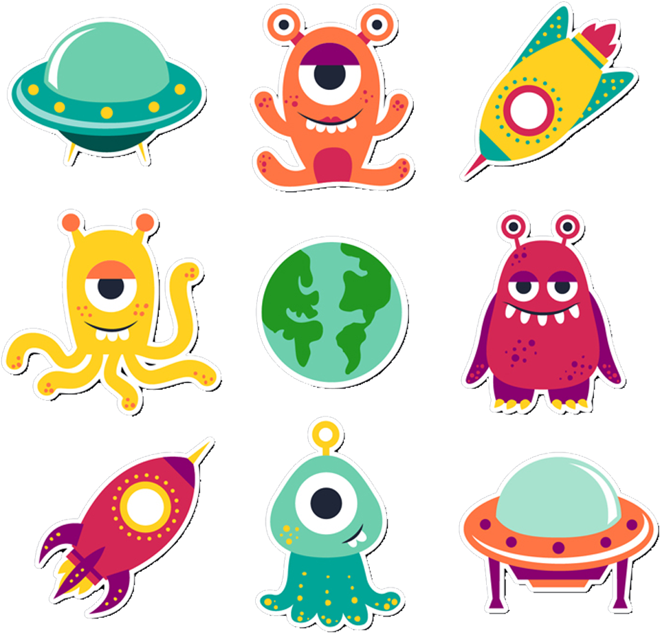Alien Cartoon Clip Art - Alien Cartoon Clip Art (1654x1169)