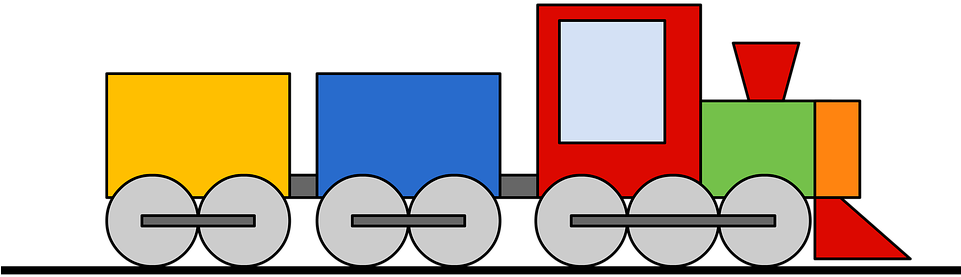 Toy Train Clipart 24, Buy Clip Art - Infantil Trenzinho (960x365)