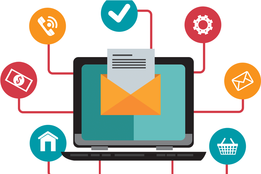 Digital Marketing Email Marketing Advertising Campaign - Email Marketing Images Png (900x563)
