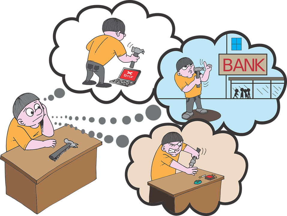 Collection Of Messy Room Clipart - ความ คิด แบบ การ์ตูน (1280x963)