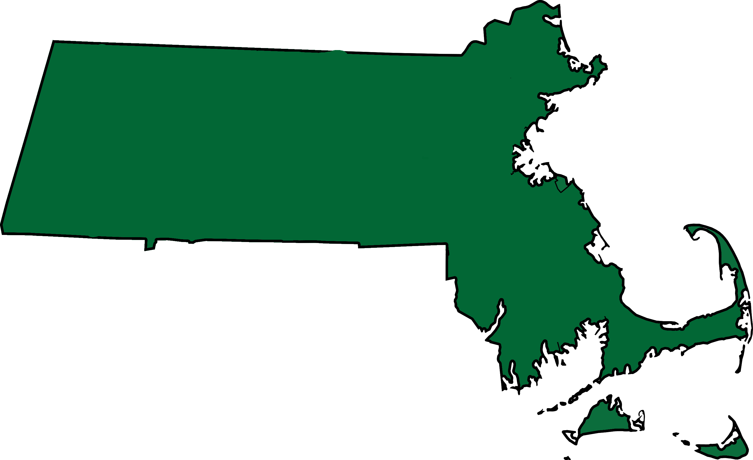 Mental Health Clip Art Resources - Map Of Massachusetts (2976x1819)
