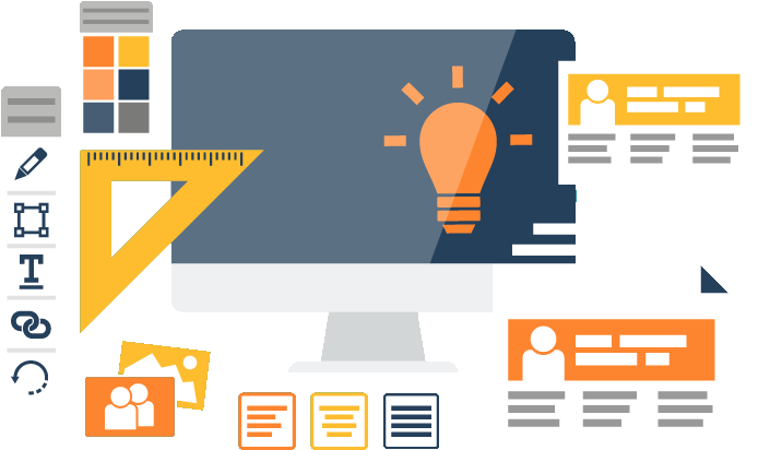 طراحی سایت در تبریز - Web To Print Software Png (827x478)