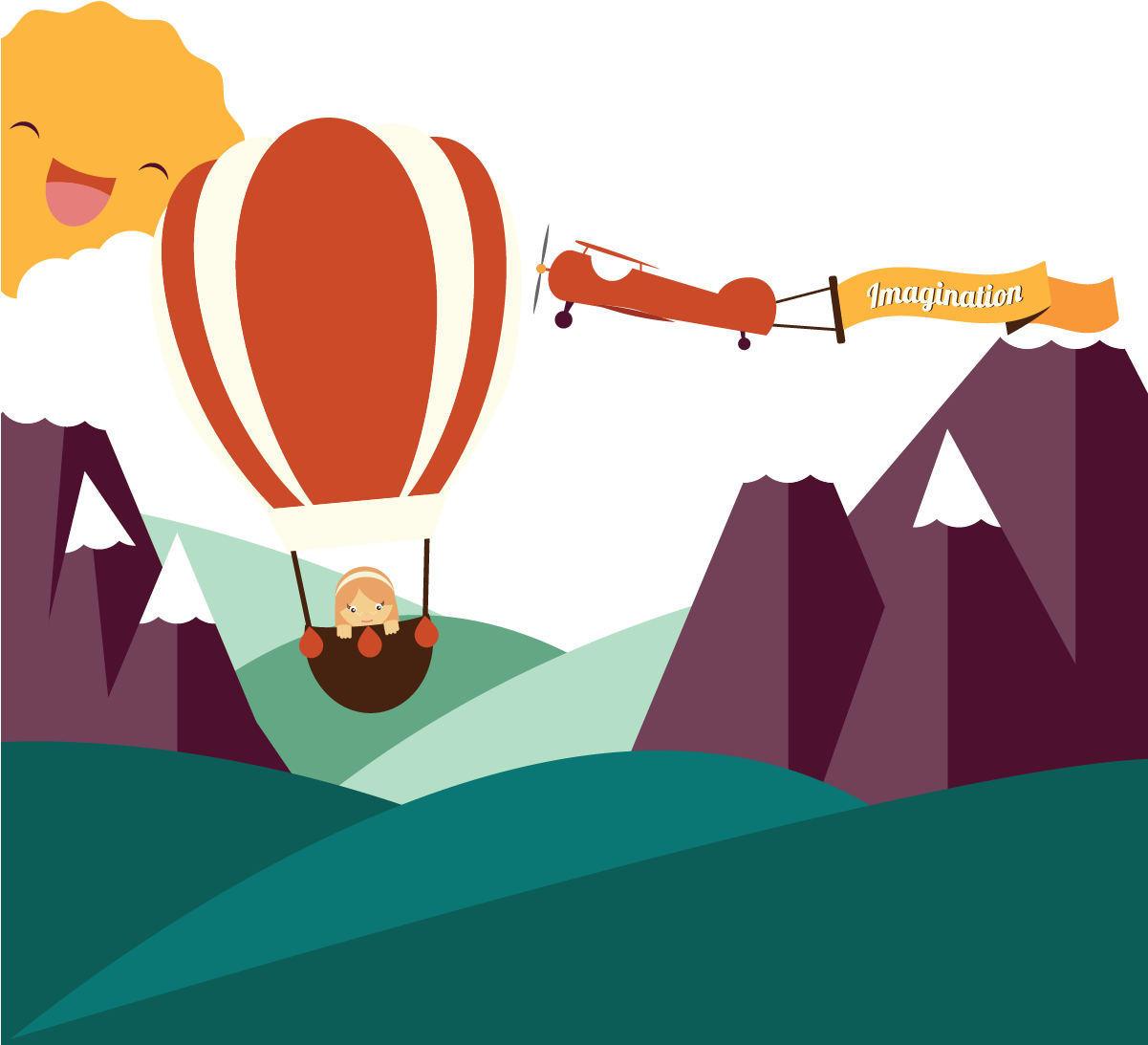 Airplane Imagination Royalty-free Illustration - Airplane Imagination Royalty-free Illustration (1833x1117)