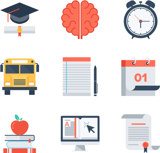 Education And Knowledge - Knowledge Flat Icon (600x564)