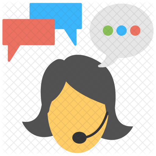 Customer Services Icon - Cartoon (512x512)