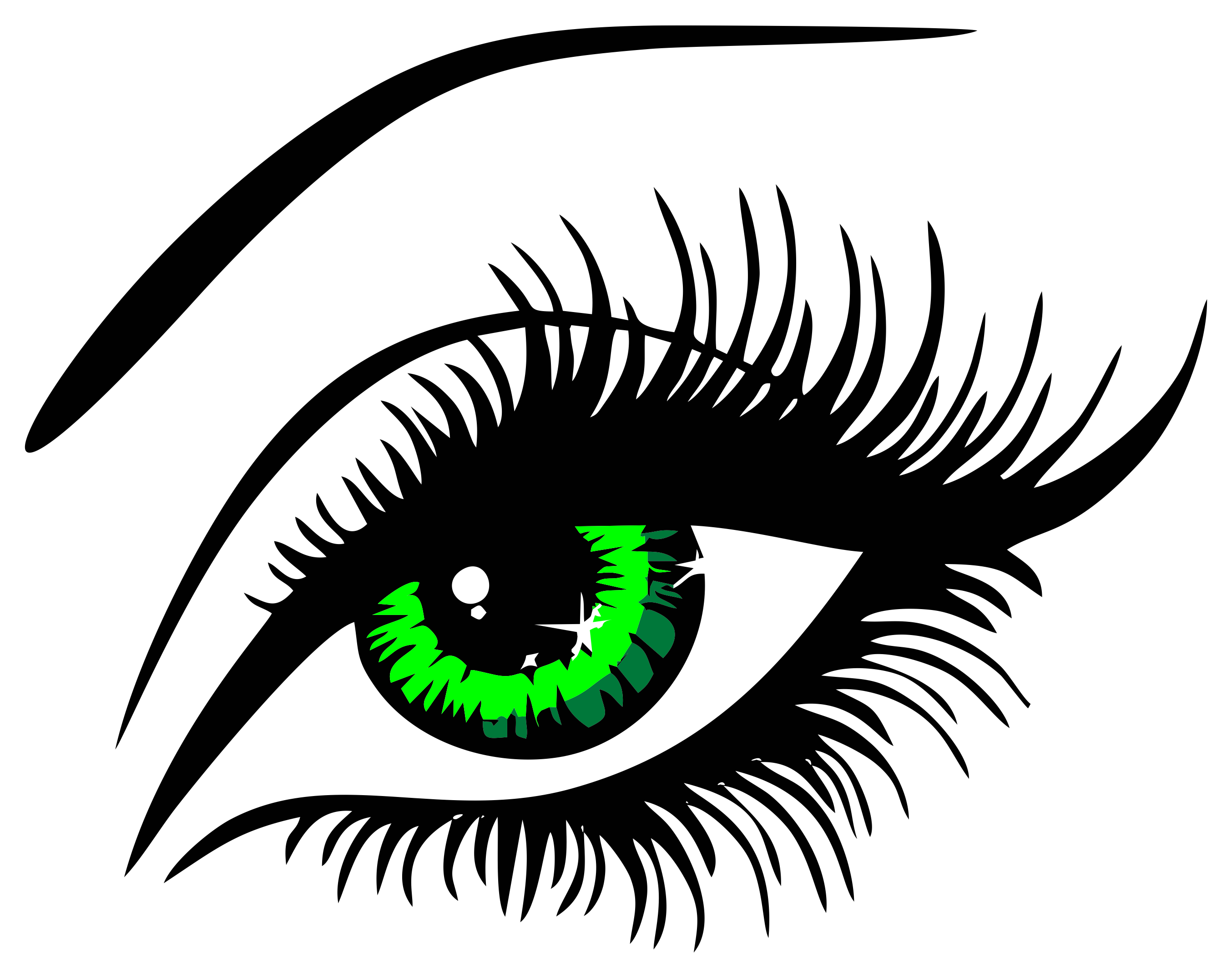 Eyelash Extensions Eye Liner Clip Art - Eyelash Extensions Eye Liner Clip Art (2708x2150)