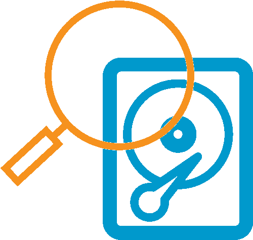 Data Recovery Enquiry - Magnifying Glass (500x500)