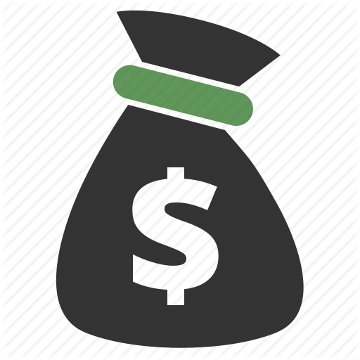 Money Bag 3 Icon - Bag Of Cash Icon (512x512)