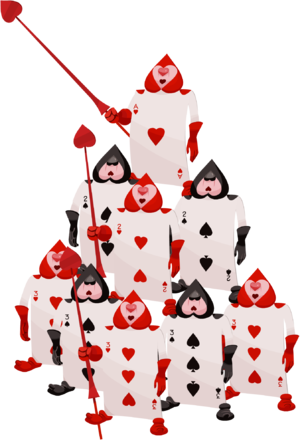 Playing Cards - Alice In Wonderland Card Soldiers (300x440)