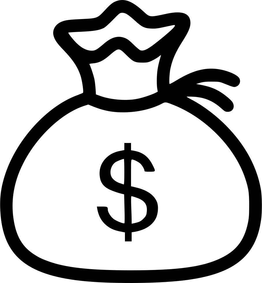 Money Bag Comments - Money Bag Icon Png (908x980)
